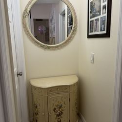 Cabinet And Mirror 