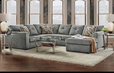 Nice grey sectional! Other couch and love seat save here