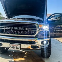 Led Headlights Size 9007 Luces 6000k Bright Glacier White 