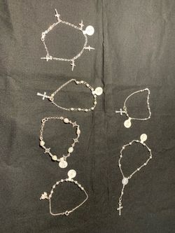 Pulseras de plata