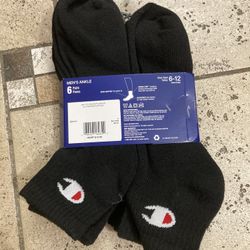 NWT Champion Men’s Ankle Socks 6 pairs 