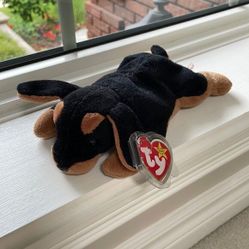 Doby the Doberman 1996 Ty Original Beanie Baby in Good Condition with all tags 