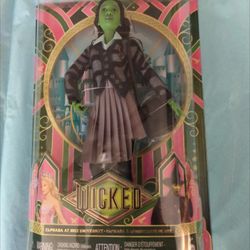 Wicked Elphaba At Shiz University 11” Doll URL Error Misprint  NO BLACK TAPE 