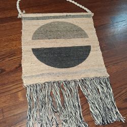 Wall Hanging Black And Tan  28"×19"