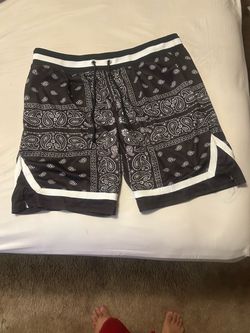 Snoop Dogg Black Bandana shorts