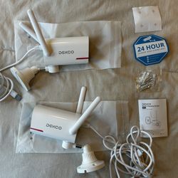 DEKCO 2 Pack Outdoor Security Camera