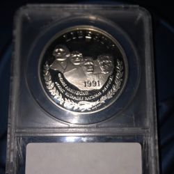Mount Rushmore National Memorial Dollar 1991