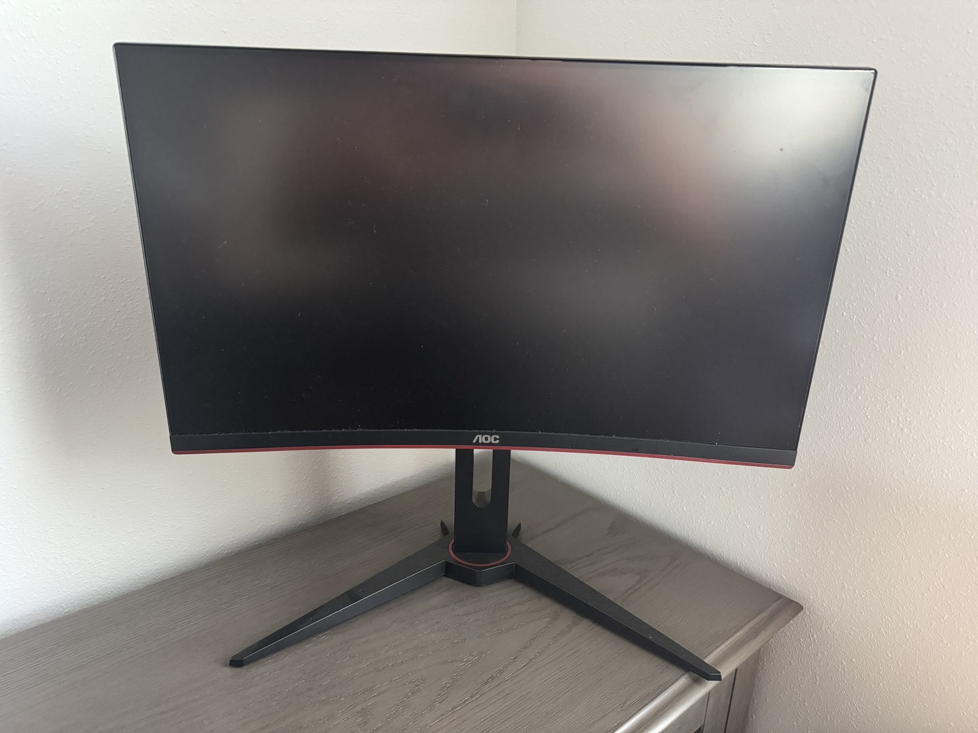 27” AOC Curved Computer Monitor