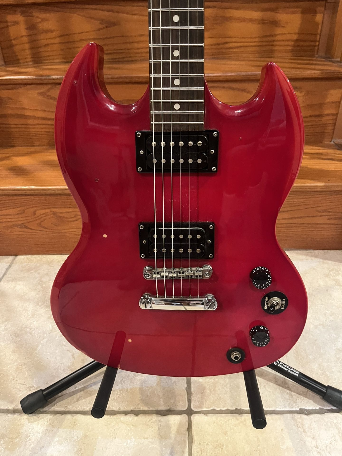 Epiphone SG Guitar W/ Marshall Amp