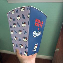 Hello Kitty dodger popcorn bucket