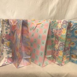 12 Pcs Baby Shower Gift Bags Gender Reveal New Baby Party Favor Bags Bolsas De Regalo