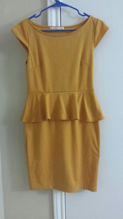 Yellow formal dress