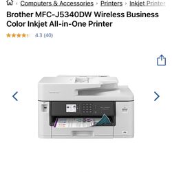 Brother MFC-J5340DW Wireless Business Color Inkjet All-in-One Printer