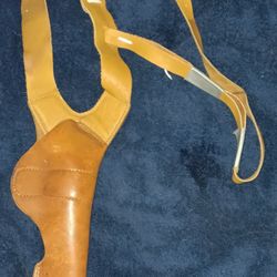 Shoulder Holster - Leather Quick Release - Vintage SFGE - Colt Python 4"
