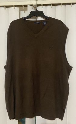 Men’s Brown Sweater Vest Size 2X by Izod