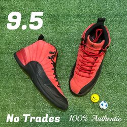 Size 9.5 Air Jordan 12 Retro “Reverse Flu Game” ⛽️