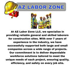 EXPERIENCED LABORERS AVAILABLE 