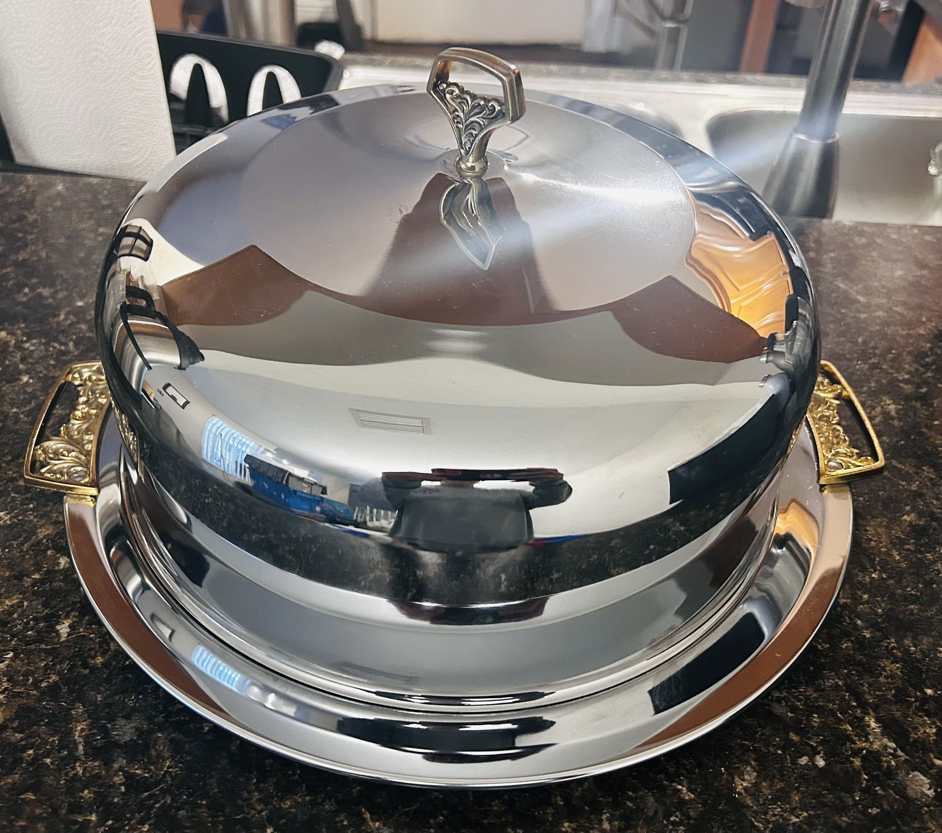 Kromex Stainless cake Holder