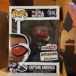 Captain America 818 Falcon & Winter Soldier Funko Pop! Amazon Exclusive
