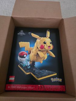 LEGO Pokémon Pikachu and Poké Ball Set 72152 $150 firm.
