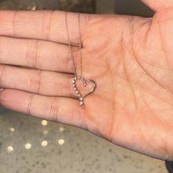 Diamond Heart Necklace 