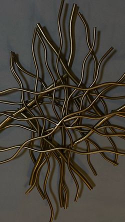 Metal Gold/ Brass color wall art