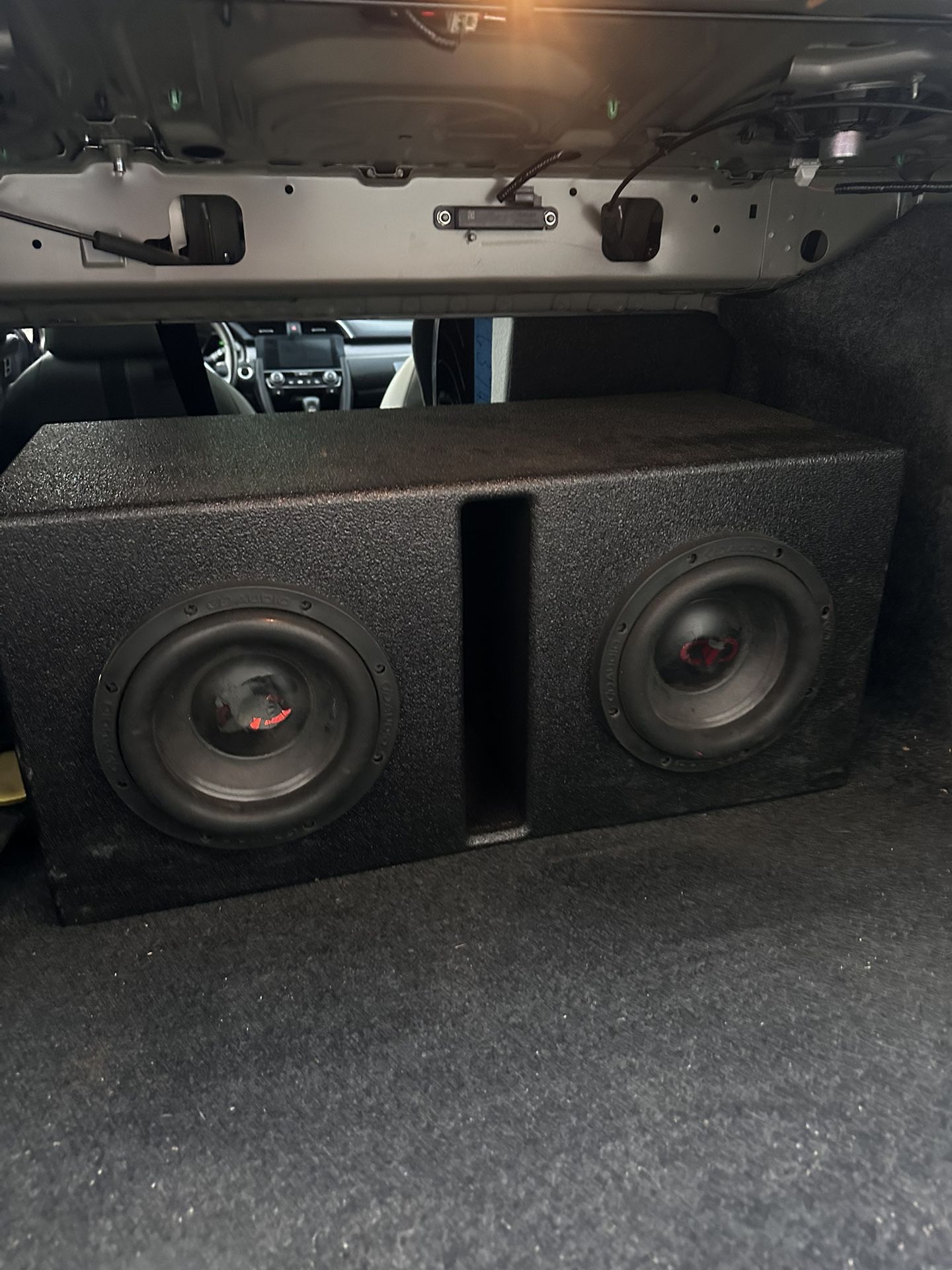 DD 8 Inch Subs And Amp 