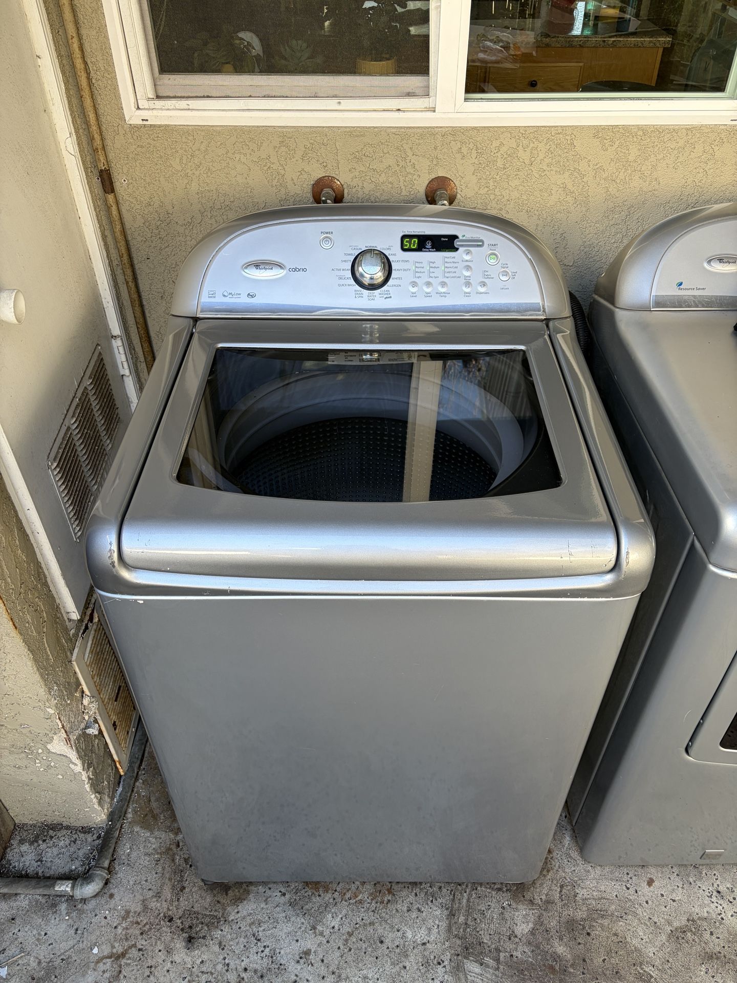 (Needs Repair) Whirlpool Cabrio Top Loading High Efficiency Washing Machine Washer