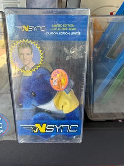 NSYNC Jc Chasez Nsync Limited Edition Collectible Rare Beanie Bear Keeper