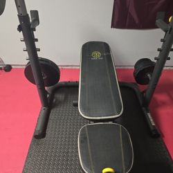 Golds Gym XRS 20 Bench And Rack Set
