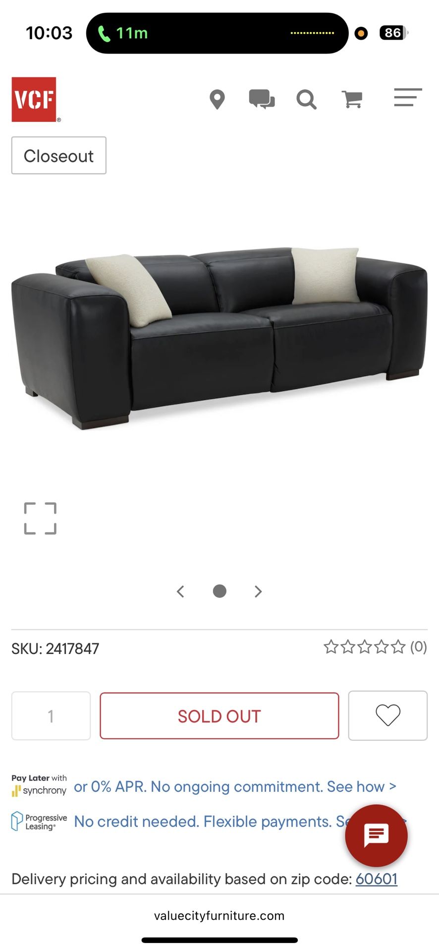 Plush 2 Piece Leather Sofa