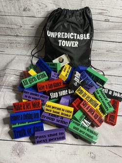 Unpredictable Tower Large- Adult Games