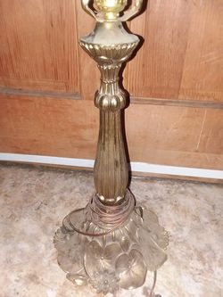 Antique brass lamp
