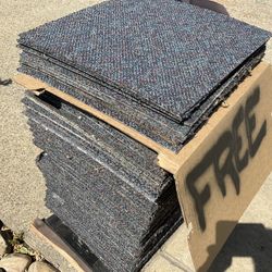 FREE 18x18 Commercial Carpet Squares About 100
