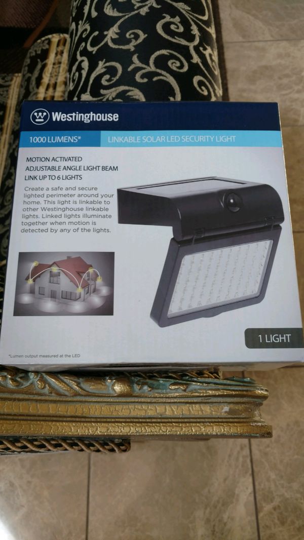 New Sealed Westinghouse Linkable Solar Led Security Light W 60 New Sealed Westinghouse Linkable Solar Led Security Light W 60 Leds 1 000 Lumens For In Folsom Ca Offerup
