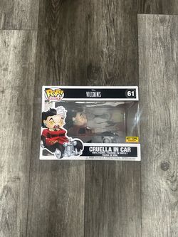 Funko Pop Disney Villans 101 Dalmatians Cruella in Car 61