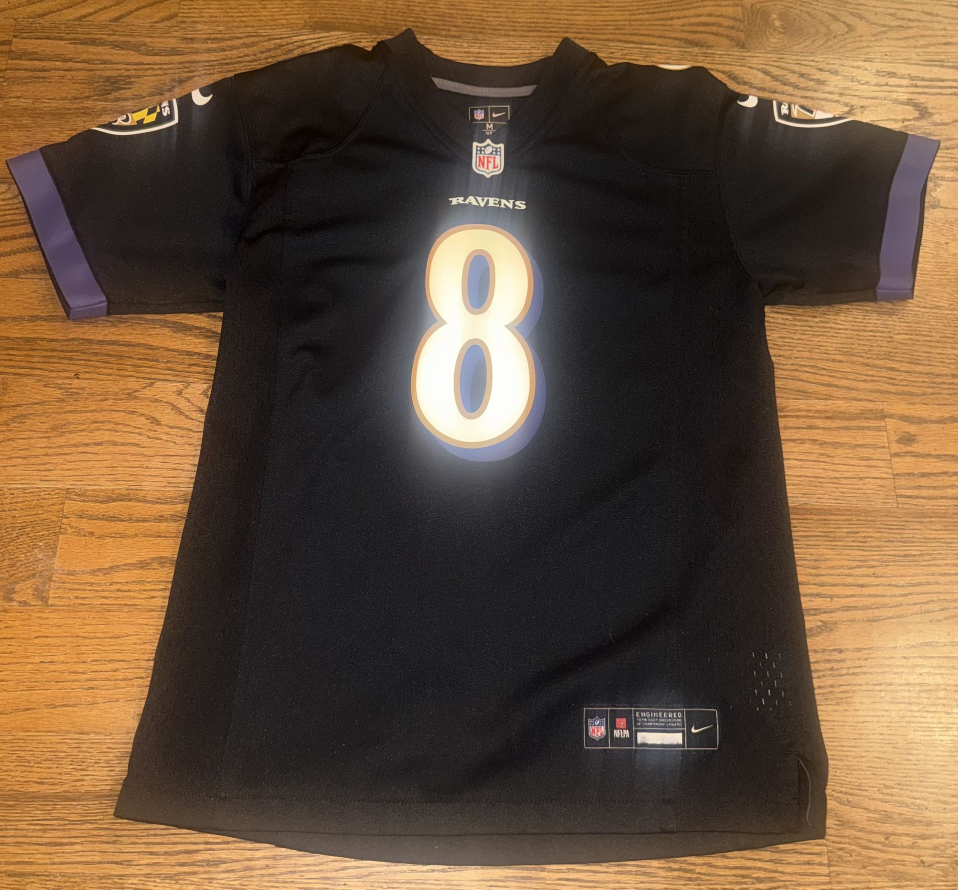 Lamar Jackson Baltimore Ravens Football Jersey, Size Youth Medium
