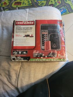 Craftsman COMPACT BATTERY AND CHARGER STARTED KIT