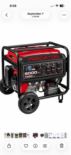 Predator 9000 generator