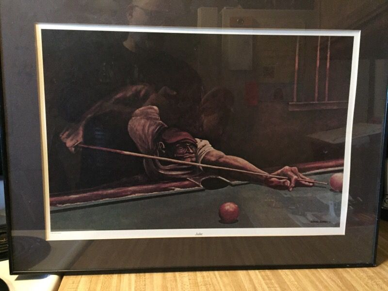 20x27 cool pool player paining