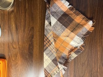 2 pack- Plaid Dog Bandana with Fringe- size small