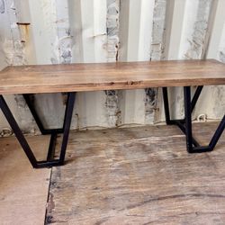 Table - Bench - Multi-Use - Sturdy Wood & Metal
