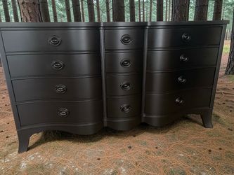 Dressers Chests Nightstands Solid Wood Black Satin Collection Several Available New