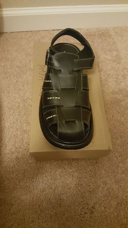 Men's leather sandals