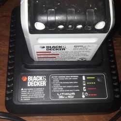 Black& Decker Battery and Charger 