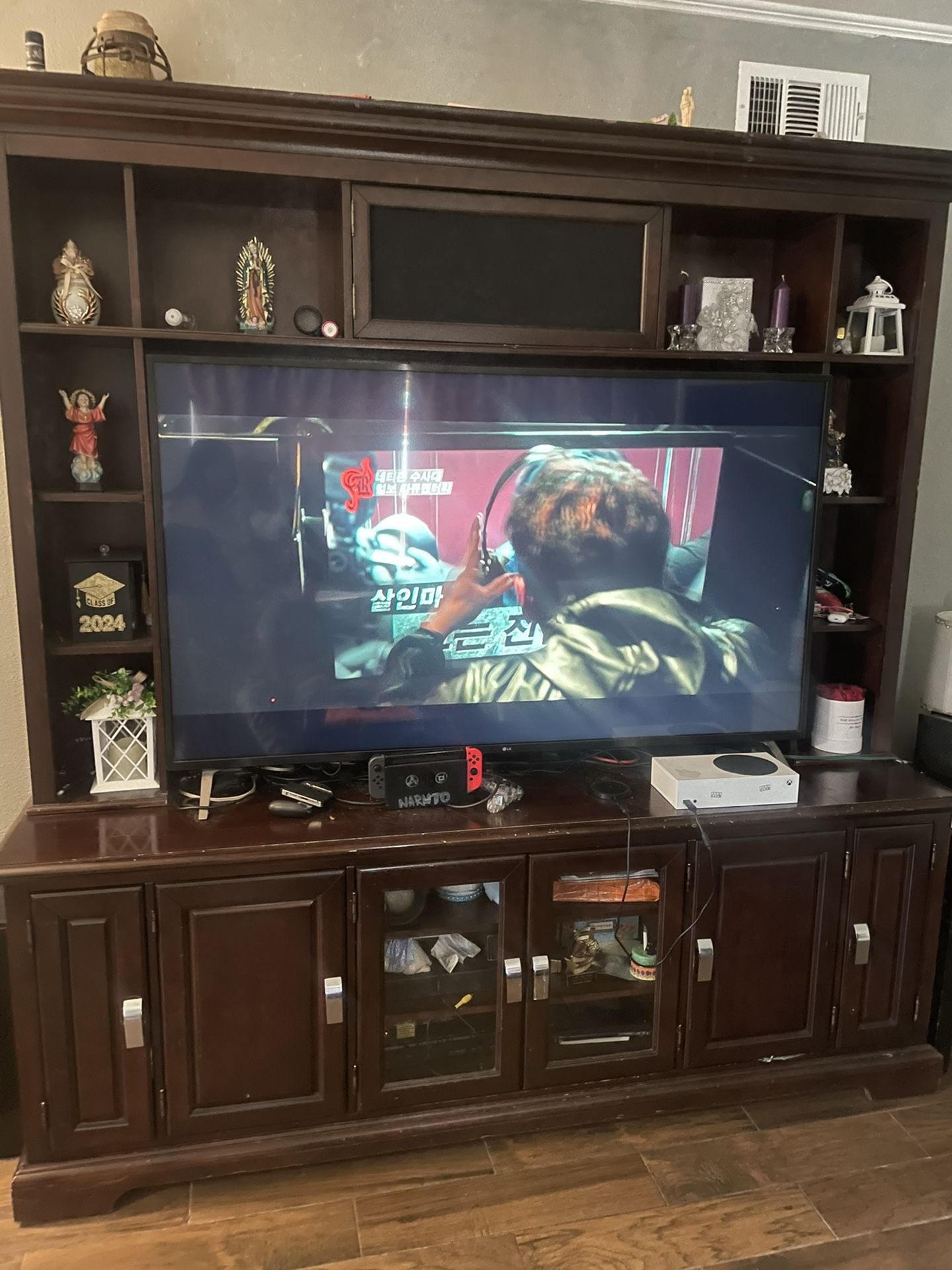 Wood TV Stand