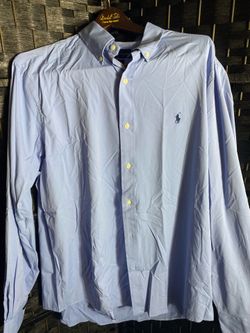 Mens xl Ralph Lauren button shirt.  Stretchy long sleeve