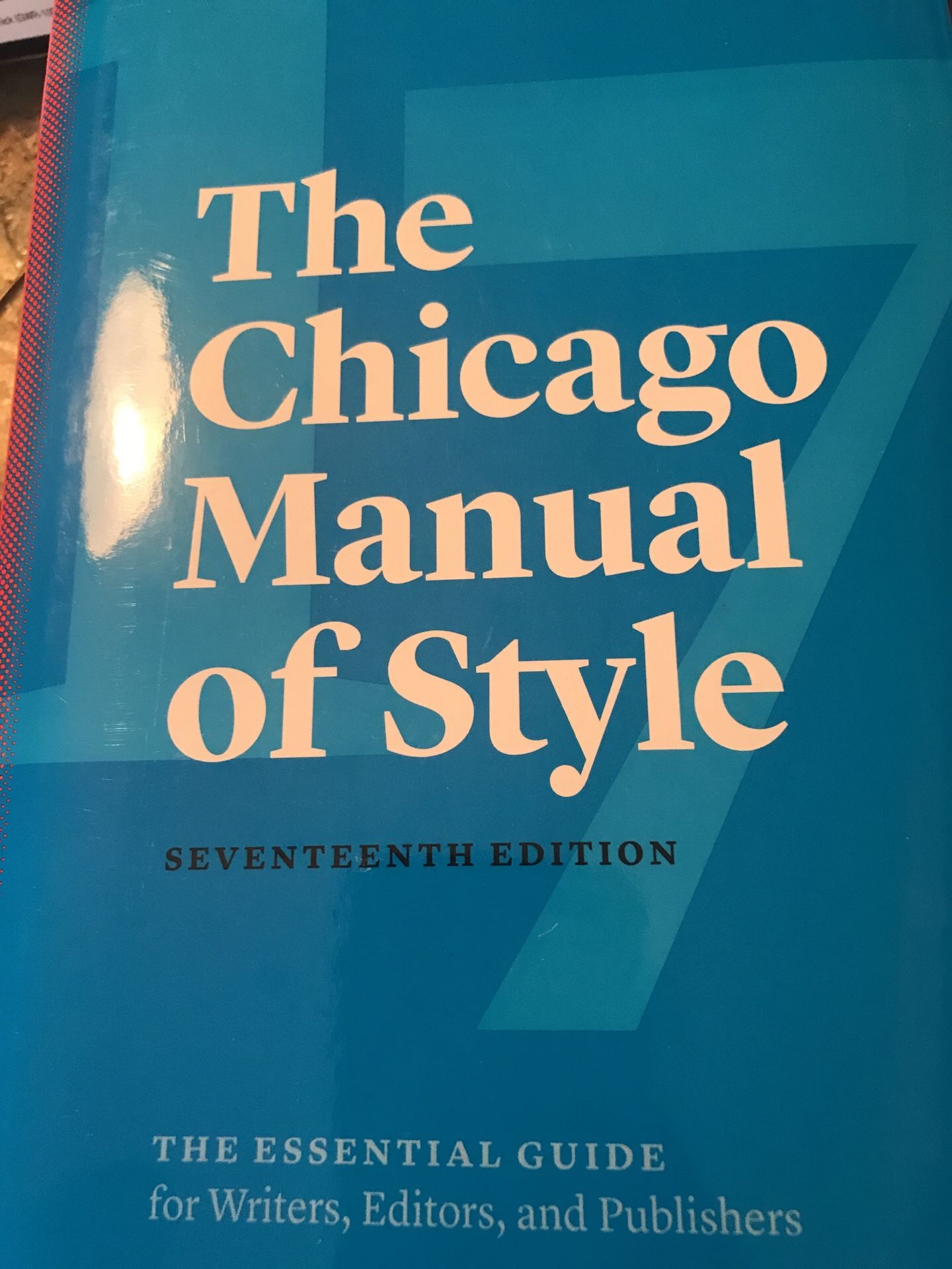 The Chicago Manual of Style 17 edition