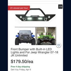 Jeep Front Bumper 