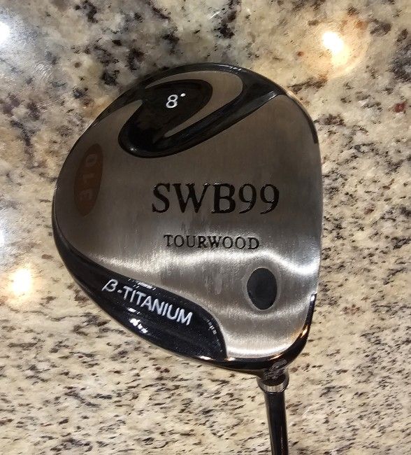 ⛳ MINI DRIVER 8° Titanium, STIFF S-Flex Graphite, Headcover, JUMBO GRIP
